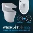 Toto(R) Aquia(R) Iv One-Piece Elongated Dual Flush 1.28 And 0.9 Gpf Universal Height, Washlet(R)+ Ready Toilet With Cefiontect(R), Sedona Beige- MS646124CEMFGN#12