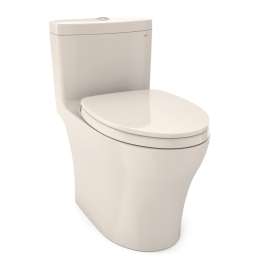 Toto(R) Aquia(R) Iv One-Piece Elongated Dual Flush 1.28 And 0.9 Gpf Universal Height, Washlet(R)+ Ready Toilet With Cefiontect(R), Sedona Beige- MS646124CEMFGN#12