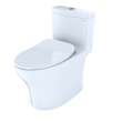 Toto(R) Aquia(R) Iv One-Piece Elongated Dual Flush 1.28 And 0.9 Gpf Universal Height, Washlet(R)+ Ready Toilet With Cefiontect(R), Cotton White- MS646234CEMFGN#01