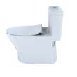 Toto(R) Aquia(R) Iv One-Piece Elongated Dual Flush 1.28 And 0.9 Gpf Universal Height, Washlet(R)+ Ready Toilet With Cefiontect(R), Cotton White- MS646234CEMFGN#01