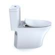 Toto(R) Aquia(R) Iv One-Piece Elongated Dual Flush 1.28 And 0.9 Gpf Universal Height, Washlet(R)+ Ready Toilet With Cefiontect(R), Cotton White- MS646234CEMFGN#01