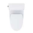 Toto(R) Redington(Tm) One-Piece Elongated 1.28 Gpf Washlet(R)+ And Auto Flush Ready Universal Height Toilet With Cefiontect(R) And Ss124 Softclose(R) Seat, Cotton White - MS672124CEFG#01