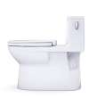 Toto(R) Redington(Tm) One-Piece Elongated 1.28 Gpf Washlet(R)+ And Auto Flush Ready Universal Height Toilet With Right-Hand Trip Lever, Cefiontect(R) And Ss124 Softclose(R) Seat, Cotton White - MS672124CEFRG#01