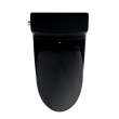 Toto(R) Redington(Tm) 1G(R) One-Piece Elongated 1.0 Gpf Washlet(R)+ And Auto Flush Ready Universal Height Toilet With Ss124 Softclose(R) Seat, Ebony - MS672124CUF#51