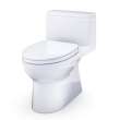 Toto(R) Redington(Tm) 1G(R) One-Piece Elongated 1.0 Gpf Washlet(R)+ And Auto Flush Ready Universal Height Toilet With Cefiontect(R) And Ss124 Softclose(R) Seat, Cotton White - MS672124CUFG#01