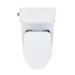 Toto(R) Redington(Tm) One-Piece Elongated 1.28 Gpf Washlet(R)+ And Auto Flush Ready Universal Height Toilet With Cefiontect(R) And Ss234 Softclose(R) Seat, Cotton White - MS672234CEFG#01
