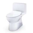 Toto(R) Redington(Tm) 1G(R) One-Piece Elongated 1.0 Gpf Washlet(R)+ And Auto Flush Ready Universal Height Toilet With Cefiontect(R) And Ss234 Softclose(R) Seat, Cotton White - MS672234CUFG#01