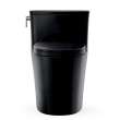 Toto(R) Aurora(Tm) 1G(R) One-Piece Elongated 1.0 Gpf Washlet(R)+ And Auto Flush Ready Universal Height Toilet With Ss124 Softclose(R) Seat, Ebony - MS686124CUF#51