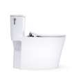 Toto(R) Aurora(Tm) 1G(R) One-Piece Elongated 1.0 Gpf Washlet(R)+ And Auto Flush Ready Universal Height Toilet With Cefiontect(R) And Ss234 Softclose(R) Seat, Cotton White - MS686234CUFG#01