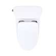 Toto(R) Aurora(Tm) 1G(R) One-Piece Elongated 1.0 Gpf Washlet(R)+ And Auto Flush Ready Universal Height Toilet With Cefiontect(R) And Ss234 Softclose(R) Seat, Cotton White - MS686234CUFG#01