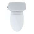 Toto(R) Drake(R) Two-Piece Elongated 1.28 Gpf Tornado Flush(R) Toilet With Cefiontect(R) And Softclose(R) Seat, Washlet(R)+ Ready, Cotton White - MS776124CEG#01
