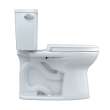 Toto(R) Drake(R) Two-Piece Elongated 1.6 Gpf Universal Height Tornado Flush(R) Toilet With Cefiontect(R) And Softclose(R) Seat, Washlet(R)+ Ready, Cotton White - MS776124CSFG#01
