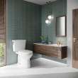 Toto(R) Drake(R) Transitional Two-Piece Elongated 1.28 Gpf Universal Height Tornado Flush (R) Toilet With 10 Inch Rough-In, Cefiontect(R), And Softclose(R) Seat, Washlet(R)+ Ready, Cotton White - MS786124CEFG.10#01