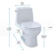 Toto(R) Ultramax(R) One-Piece Round Bowl 1.6 Gpf Toilet