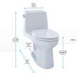 Toto(R) Ultramax(R) One-Piece Elongated 1.6 Gpf Toilet