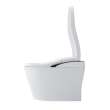 Toto(R) Neorest(R) Ls Dual Flush 1.0 Or 0.8 Gf Integrated Bidet Toilet, Cotton White With Black Trim - MS8732CUMFG#01B