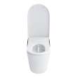 Toto(R) Neorest(R) Ls Dual Flush 1.0 Or 0.8 Gf Integrated Bidet Toilet, Cotton White With Black Trim - MS8732CUMFG#01B