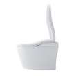 Toto(R) Neorest(R) Ls Dual Flush 1.0 Or 0.8 Gf Integrated Bidet Toilet, Cotton White With Silver Trim - MS8732CUMFG#01S