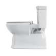 Toto(R) Soirée(R) One Piece Elongated 1.28 Gpf Universal Height Skirted Toilet With Cefiontect, Cotton White - MS964124CEFG#01