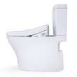 Toto(R) Washlet(R)+ Aquia Iv(R) Cube Two-Piece Elongated Dual Flush 1.28 And 0.9 Gpf Toilet With S2 Bidet Seat, Cotton White - MW4363346CEMFGN#01