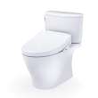 Toto(R) Washlet(R)+ Nexus(R) Two-Piece Elongated 1.28 Gpf Toilet With S5 Bidet Seat, Cotton White - MW4423446CEFG#01