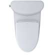 Toto(R) Washlet(R)+ Nexus(R) Two-Piece Elongated 1.28 Gpf Toilet With Auto Flush S7 Contemporary Bidet Seat, Cotton White - MW4424726CEFGA#01