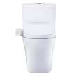 Toto(R) Washlet(R)+ Aquia(R) Iv Two-Piece Elongated Universal Height Dual Flush 1.28 And 0.9 Gpf Toilet And Washlet S2 Bidet Seat, Cotton White - MW4463346CEMFGN#01
