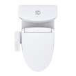 Toto(R) Washlet(R)+ Aquia(R) Iv Two-Piece Elongated Universal Height Dual Flush 1.28 And 0.9 Gpf Toilet And Washlet S2 Bidet Seat, Cotton White - MW4463346CEMFGN#01