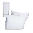 Toto(R) Washlet(R)+ Aquia(R) Iv Two-Piece Elongated Universal Height Dual Flush 1.28 And 0.9 Gpf Toilet And Washlet S2 Bidet Seat, Cotton White - MW4463346CEMFGN#01
