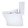 Toto(R) Washlet(R)+ Aquia(R) Iv Two-Piece Elongated Universal Height Dual Flush 1.28 And 0.9 Gpf Toilet And Washlet S2 Bidet Seat, Cotton White - MW4463346CEMFGN#01
