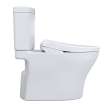 Toto(R) Washlet(R)+ Aquia(R) Iv Two-Piece Elongated Dual Flush 1.28 And 0.9 Gpf Toilet With Auto Flush S7A Contemporary Bidet Seat, Cotton White - MW4464736CEMFGNA#01