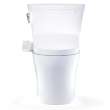 Toto(R) Washlet(R)+ Aquia Iv(R) Arc Two-Piece Elongated Dual Flush 1.28 And 0.9 Gpf Toilet With S2 Bidet Seat, Cotton White - MW4483346CEMFGN#01