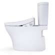 Toto(R) Washlet(R)+ Aquia Iv(R) Arc Two-Piece Elongated Dual Flush 1.28 And 0.9 Gpf Toilet With S2 Bidet Seat, Cotton White - MW4483346CEMFGN#01