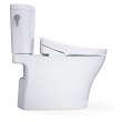 Toto(R) Washlet(R)+ Aquia Iv(R) Arc Two-Piece Elongated Dual Flush 1.28 And 0.9 Gpf Toilet With S5 Bidet Seat, Cotton White - MW4483446CEMFGN#01
