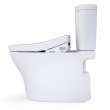 Toto(R) Washlet(R)+ Aquia Iv(R) Arc Two-Piece Elongated Dual Flush 1.28 And 0.9 Gpf Toilet With S5 Bidet Seat, Cotton White - MW4483446CEMFGN#01