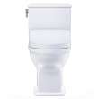 Toto(R) Washlet(R)+ Connelly(R) Two-Piece Elongated Dual Flush 1.28 And 0.9 Gpf Toilet And Washlet S5 Bidet Seat, Cotton White - MW4943446CEMFG#01