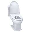 Toto(R) Washlet(R)+ Connelly(R) Two-Piece Elongated Dual Flush 1.28 And 0.9 Gpf Toilet And Classic Washlet S7A Classic Bidet Seat, Cotton White - MW4944734CEMFG#01