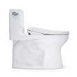 Toto(R) Ultramax(R) Washlet(R)+ S7 One-Piece Elongated 1.6 Gpf Universal Height Toilet With Cefiontect(R), Cotton White - MW6084726CSFG#01