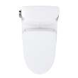 Toto(R) Ultramax(R) Washlet(R)+ S7A One-Piece Elongated 1.28 Gpf Auto Flush Universal Height Toilet With Cefiontect(R), Cotton White - MW6084736CEFGA#01