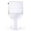Toto(R) Ultramax(R) Washlet(R)+ S7A One-Piece Elongated 1.6 Gpf Universal Height Toilet With Cefiontect(R), Cotton White - MW6084736CSFG#01
