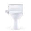 Toto(R) Ultramax(R) Low Profile Washlet(R)+ S2 One-Piece Elongated 1.28 Gpf Universal Height Toilet With Cefiontect(R), Cotton White - MW6183346CEFG#01