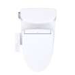 Toto(R) Ultramax(R) Low Profile Washlet(R)+ S2 One-Piece Elongated 1.28 Gpf Universal Height Toilet With Cefiontect(R), Cotton White - MW6183346CEFG#01