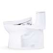 Toto(R) Ultramax(R) Low Profile Washlet(R)+ S2 One-Piece Elongated 1.28 Gpf Universal Height Toilet With Cefiontect(R), Cotton White - MW6183346CEFG#01