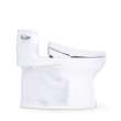 Toto(R) Ultramax(R) Low Profile Washlet(R)+ S5 One-Piece Elongated 1.28 Gpf Universal Height Toilet With Cefiontect(R), Cotton White - MW6183446CEFG#01