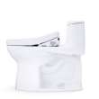 Toto(R) Ultramax(R) Low Profile Washlet(R)+ S5 One-Piece Elongated 1.28 Gpf Universal Height Toilet With Cefiontect(R), Cotton White - MW6183446CEFG#01