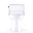 Toto(R) Ultramax(R) Low Profile Washlet(R)+ S7 One-Piece Elongated 1.28 Gpf Universal Height Toilet With Cefiontect(R), Cotton White - MW6184726CEFG#01
