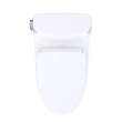 Toto(R) Ultramax(R) Low Profile Washlet(R)+ S7 One-Piece Elongated 1.28 Gpf Universal Height Toilet With Cefiontect(R), Cotton White - MW6184726CEFG#01