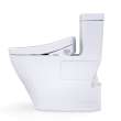 Toto(R) Washlet+(R) Legato One-Piece Elongated 1.28 Gpf Toilet And Washlet S2 Bidet Seat, Cotton White - MW6243346CEFG#01