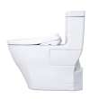 Toto(R) Washlet(R)+ Legato(R) One-Piece Elongated 1.28 Gpf Toilet With Auto Flush S7A Contemporary Bidet Seat, Cotton White - MW6244736CEFGA#01