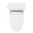 Toto(R) Washlet+(R) Aimes One-Piece Elongated 1.28 Gpf Toilet And Washlet S5 Bidet Seat, Cotton White - MW6263446CEFG#01